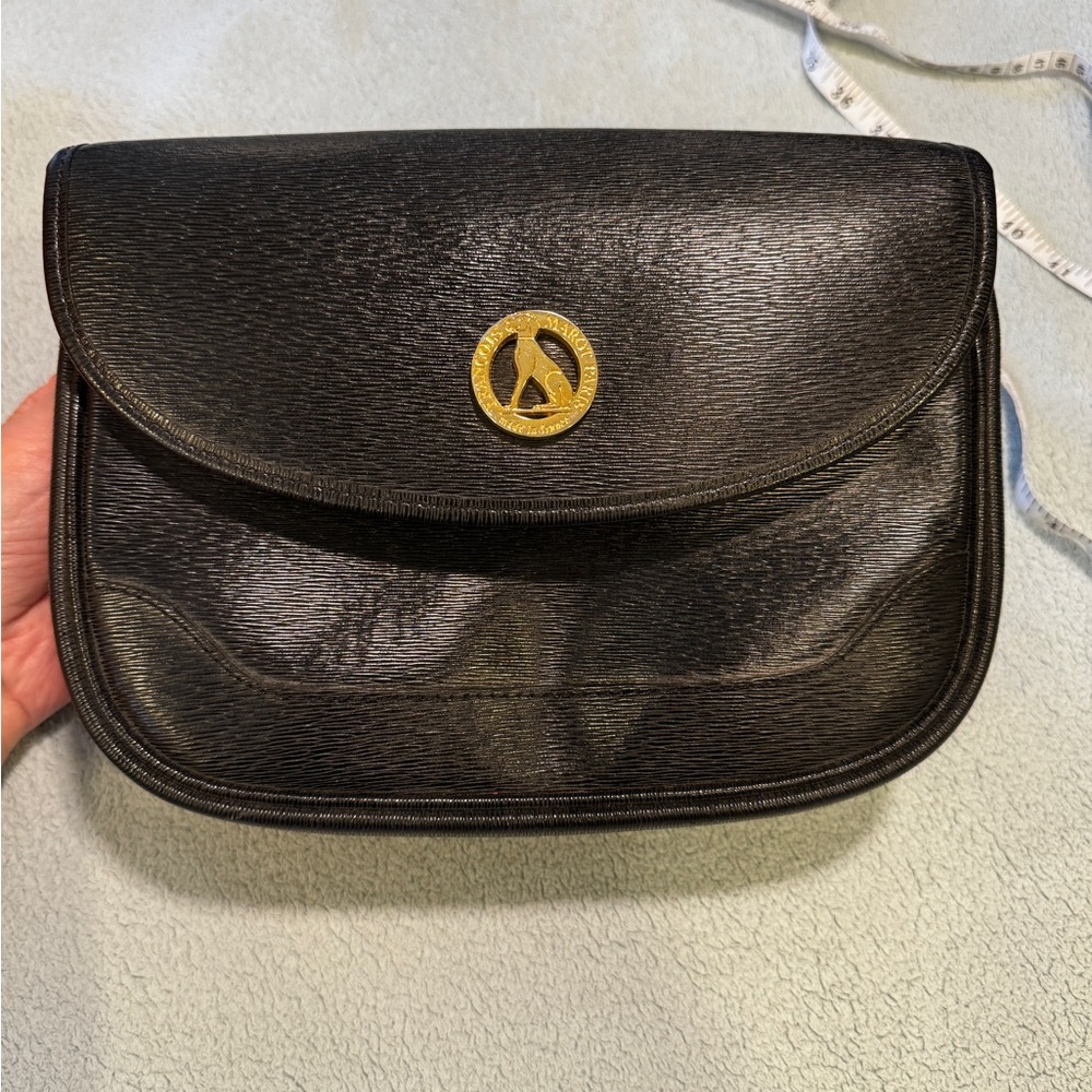Vintage Francois marot black messenger bag